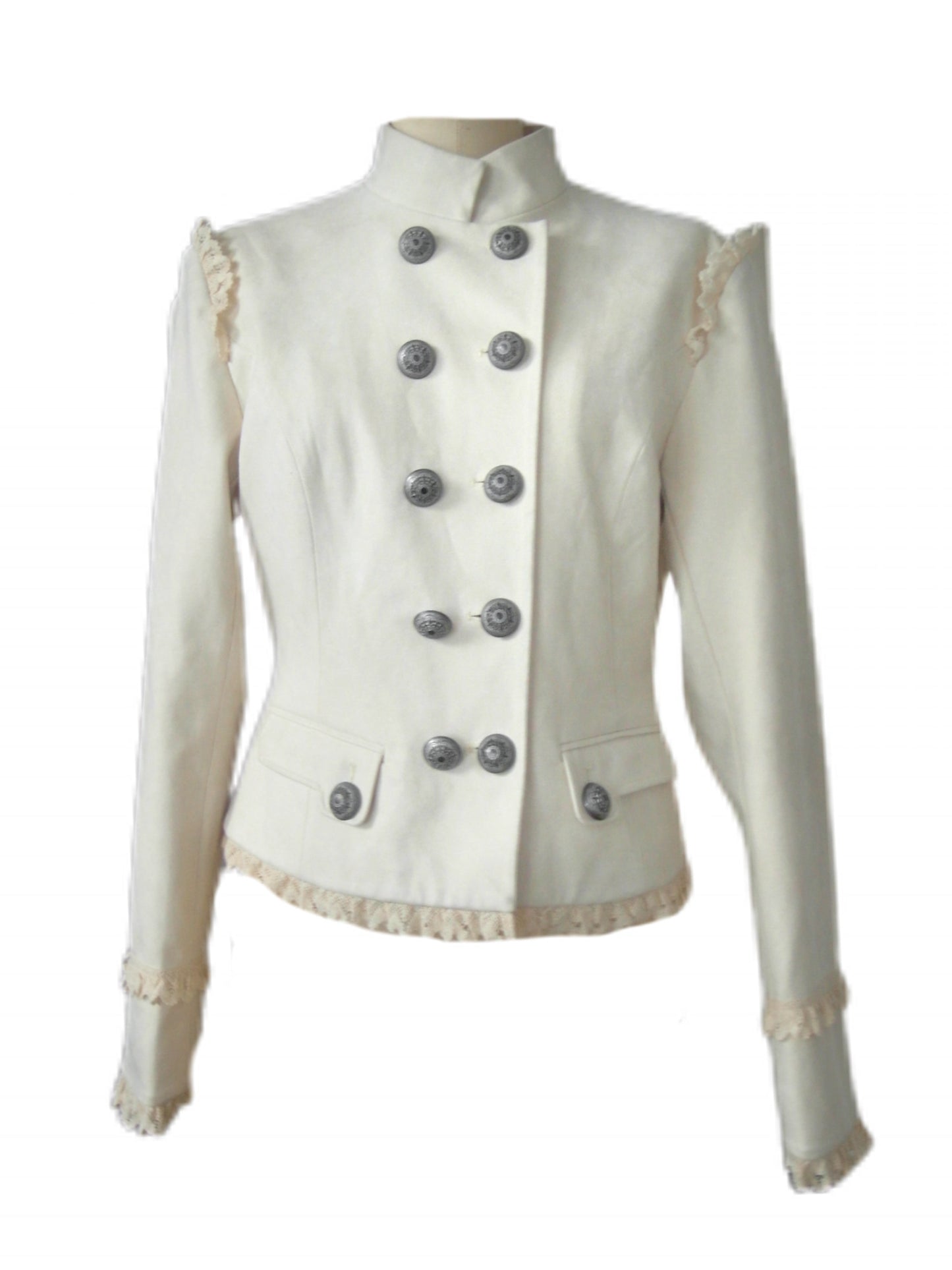 Scorpio No1r mid-century buttoned court luxury suede waist couple short jacket
