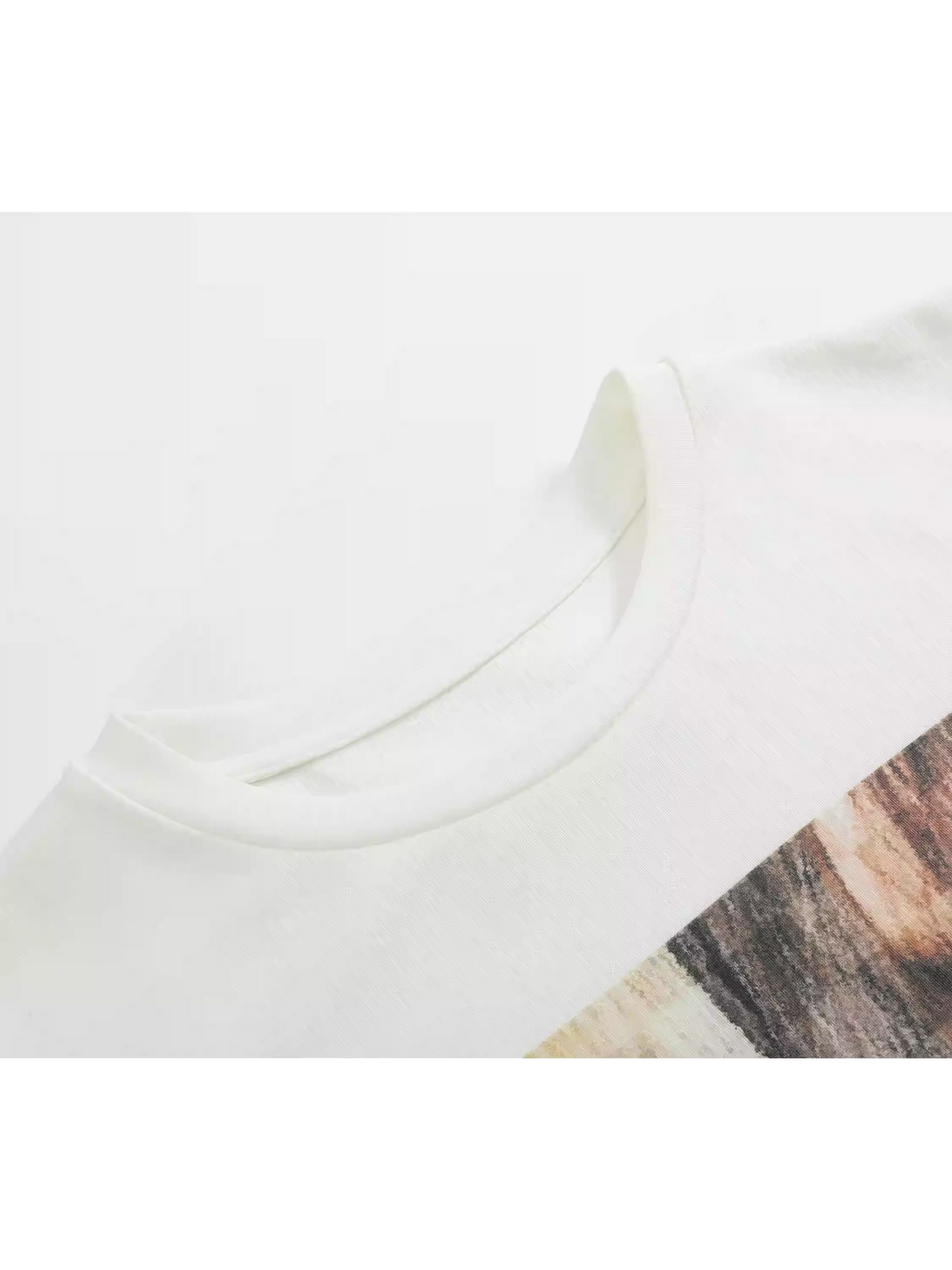 Scorpio No1r 2000S Millennium Electronic Psychedelic ''Portrait print embroidered front shoulder short sleeves