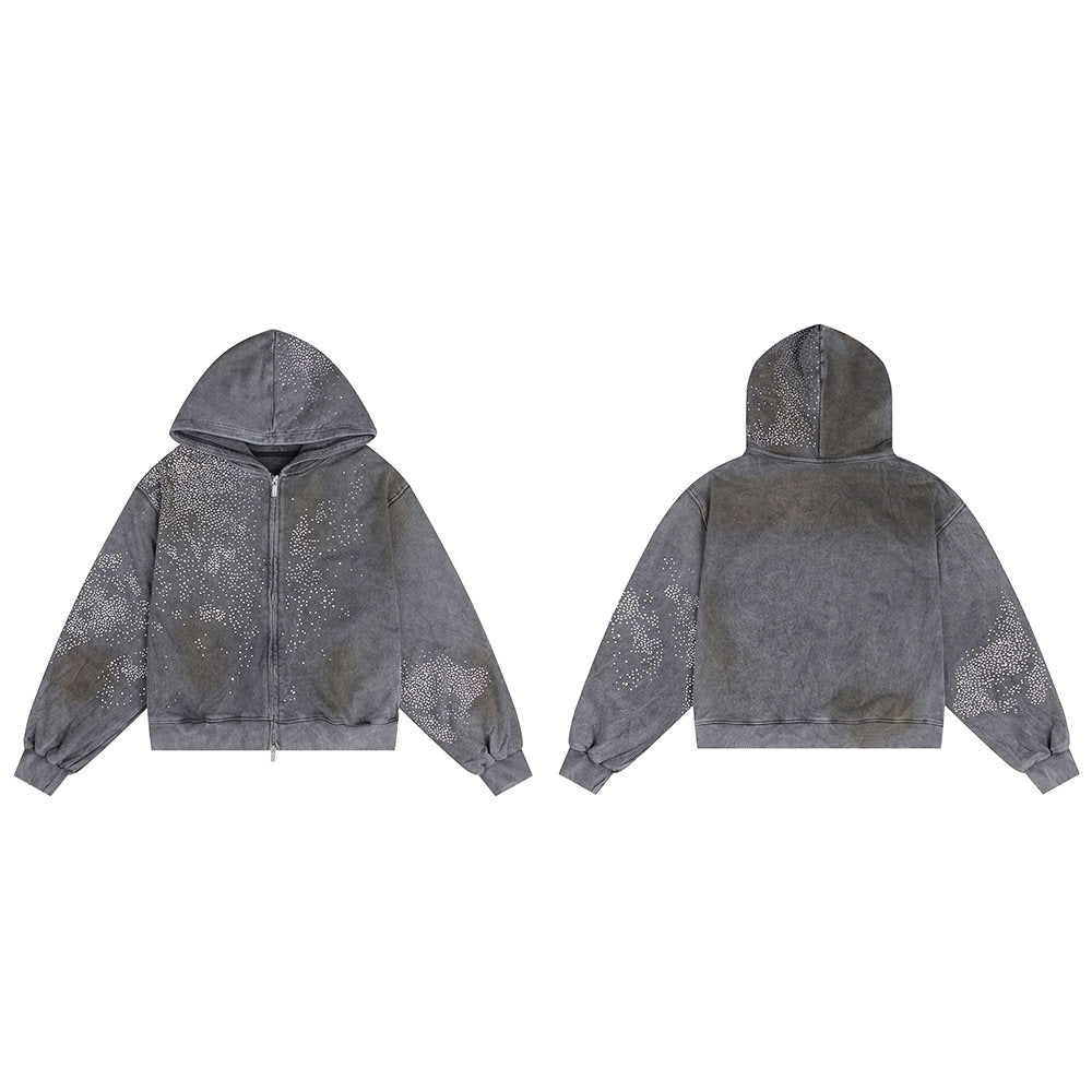 SCORPIONO1R Hand-Embellished Washed Streetwear Set