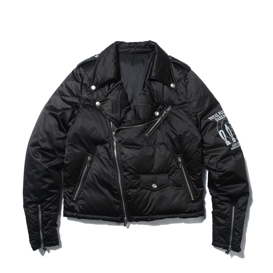 SONGAADON 26SS Motorcycle Down Jacket Slim Fit Short Jacket