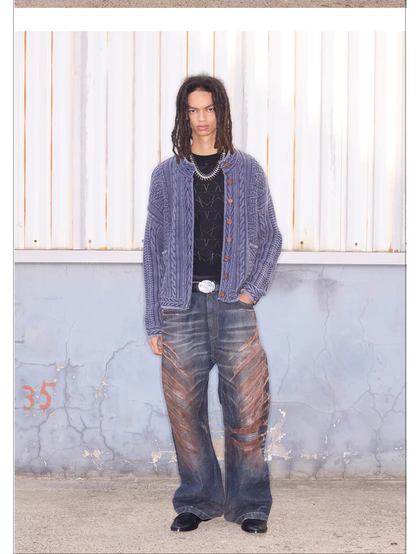 SONGAADON 26SS Total F**king Darkness Cowhide Belt