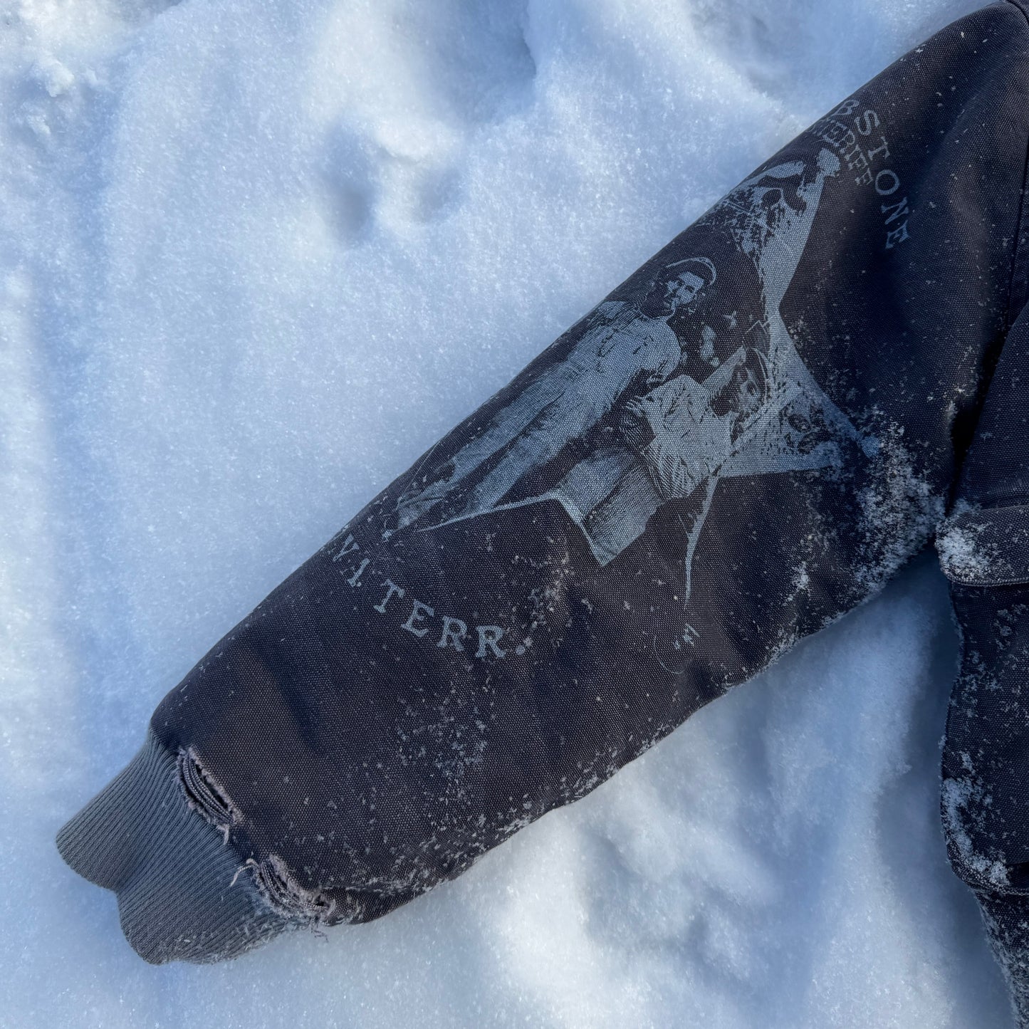 Scorpio No1r Canvas Light Purple Illustration Mauri Hooded Jacket Thick Coat