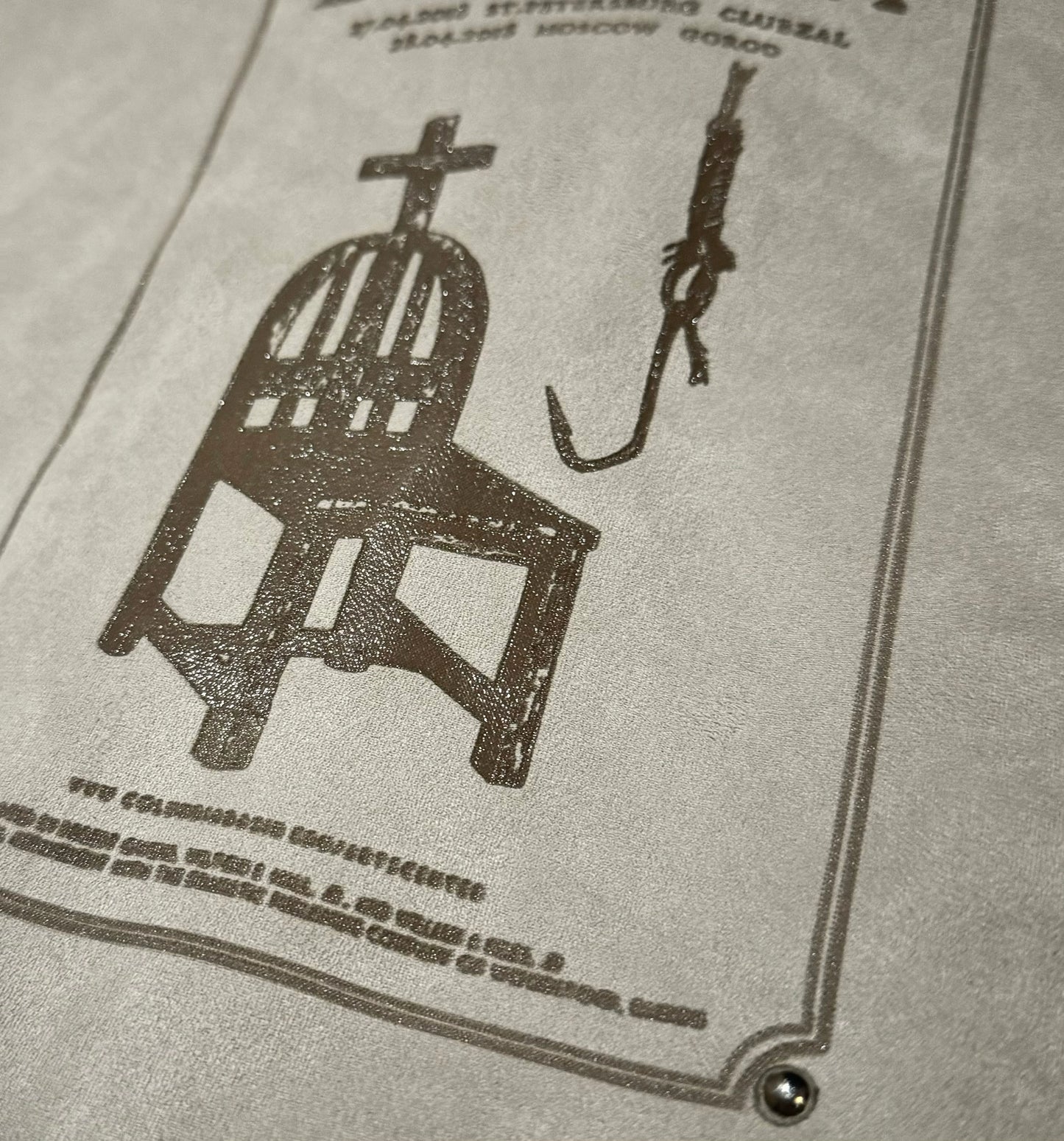 Scorpio No1r BANNED BOOK CROCODILE PLASTER GRAFFITI JACKET