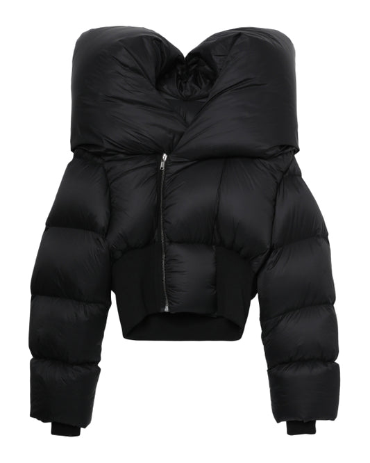 RICK OWENS Black Porterville Anubis Down Jacket
